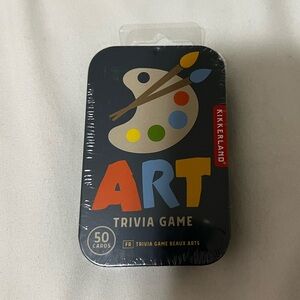 Kikkerland Art Trivia Game - Vibrant Palette Design